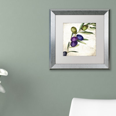 «Jadaya Olive Branch III» par Color Bakery, reproduction d'art encadrée