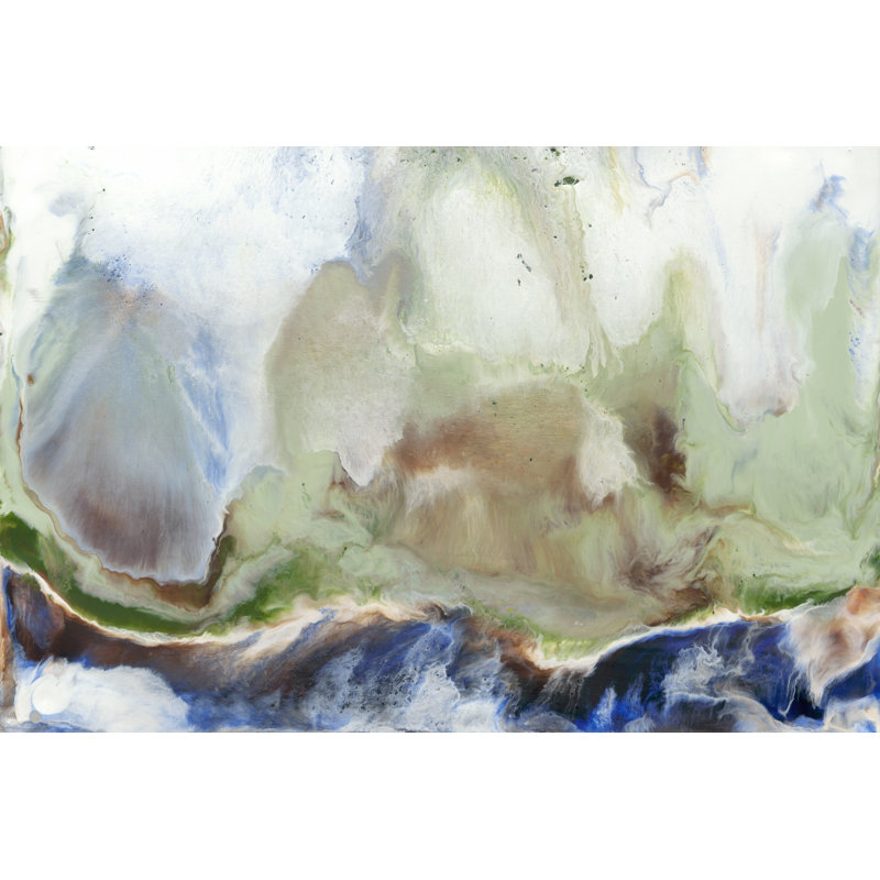 Cliffs Of Dover II - Painting on Canvas, 20 cm H x 30 cm W, Wrapped Canvas