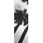 Impression de palmiers monochromes sur toile