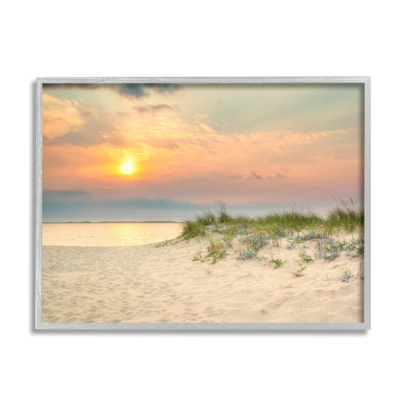 Soleil levant, bord de mer, giclée matinale par Brooke T. Ryan, H 11 po x l 14 po x P 1,5 po, Estampe numérique Farmhouse