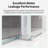 68"-72" W x 76" HDouble Sliding Frameless Soft-Close Shower Door -118021320