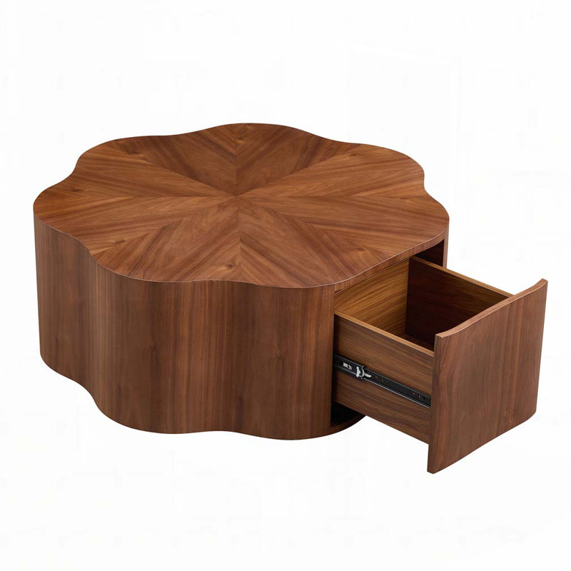 Table basse 35,43 pouces avec tiroir caché pour le salon, appartement