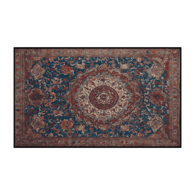 Machine Washable Black Area Rug