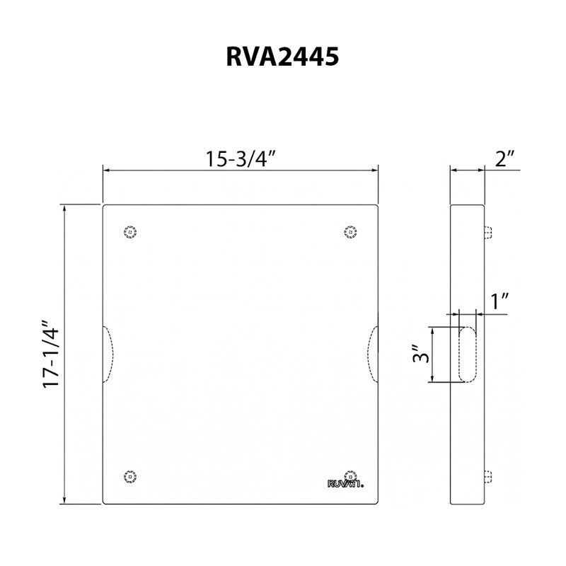 Ruvati Acacia Wood Cutting Board, Natural Wood