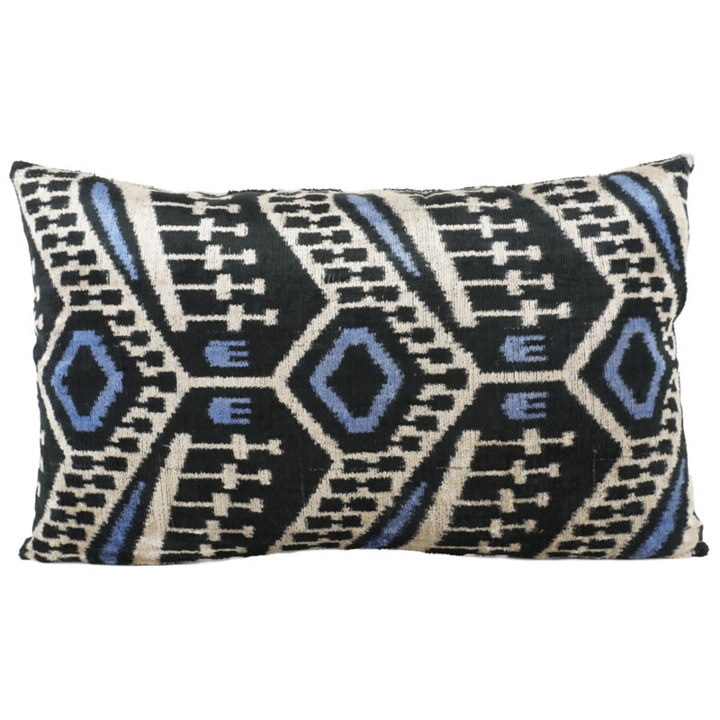 Velvet Lumbar Pillow Cover & Insert