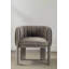 Chaise avec accoudoirs en velours Magline -1715830402