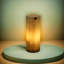 Lampe impériale onyx beige champagne