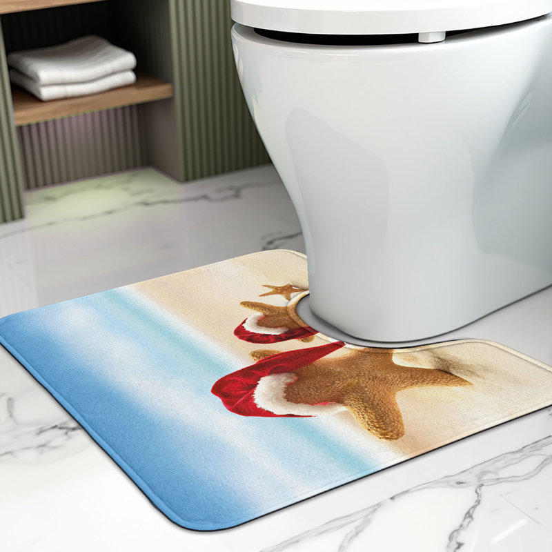 Tapis de salle de bain en U Christmas