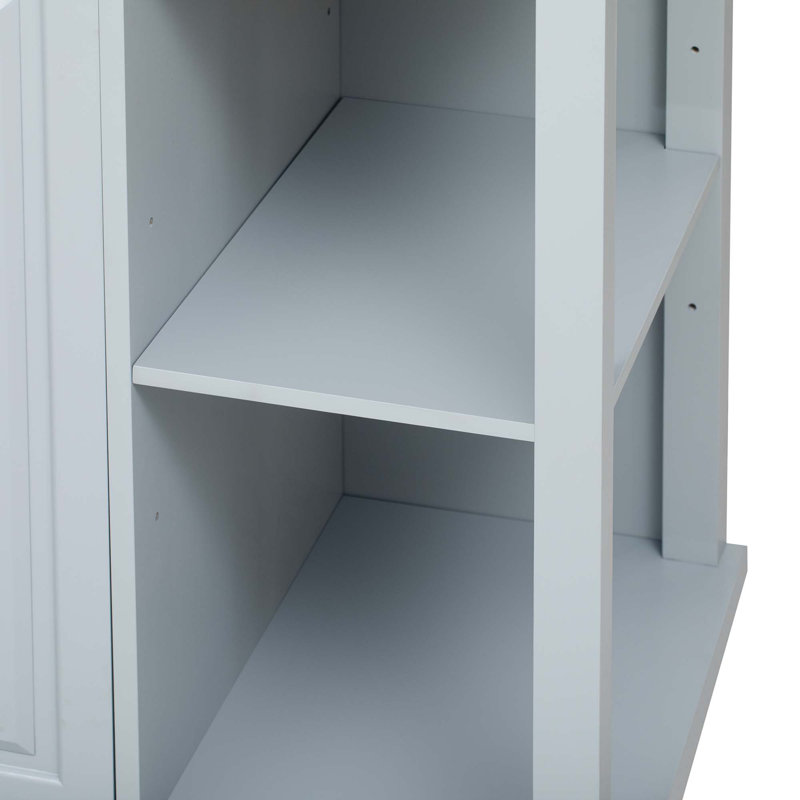 Îlot de cuisine de 47 po avec table de salle à manger extensible, table de cuisine en placage de bois d'hévéa avec support de rangement interne, prise de courant, îlot de cuisine avec rangement 2 tiroirs et 2 armoires