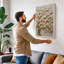 Flowering Tree Relief Botanical - Wrapped Canvas-1802885478-1802885497