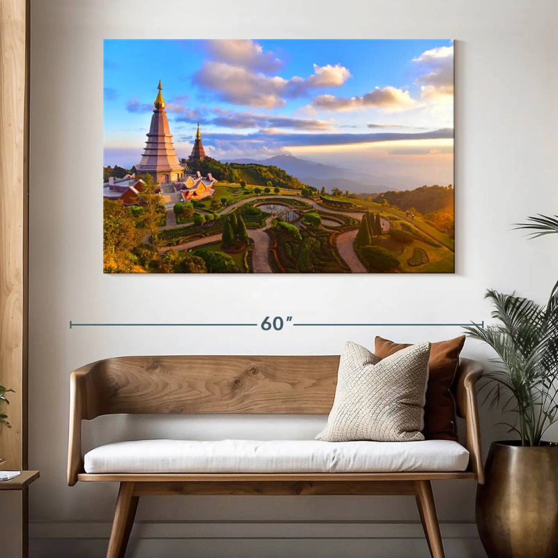 Adella Chiang Mai Temple, 34" H x 51" W