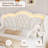 Mouad Velvet Upholstered Bed with Storage and LED Lights-214976832-214976836