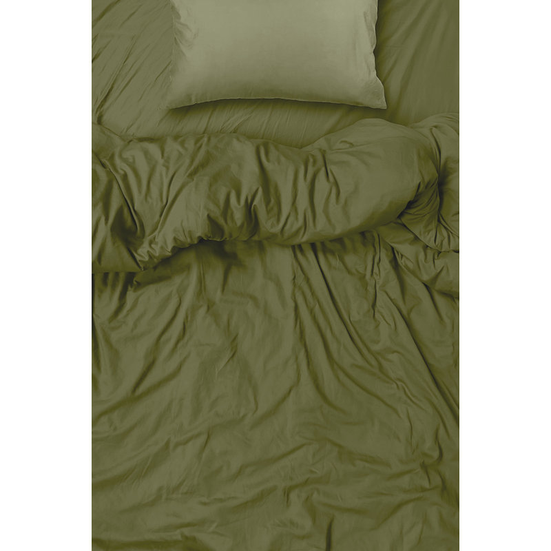 Hotel Quality 6 Piece Rayon From Bamboo Sheet Set, Queen + 4 Pillowcases, Dark Olive