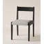 Chaise de salle à manger rétro en bois massif-112254207
