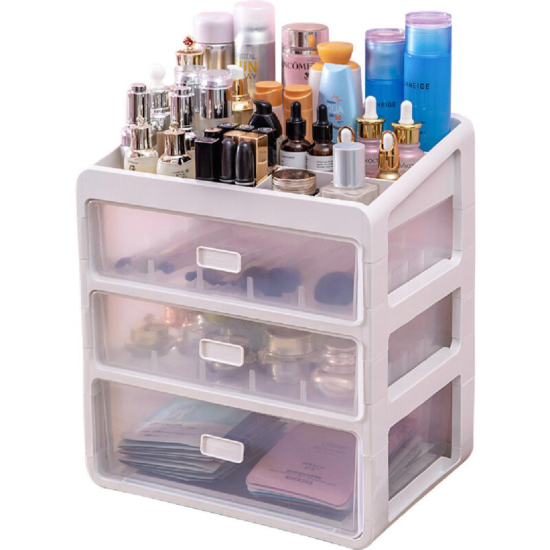 Joylin Makeup Organizer Rebrilliant Finish: White