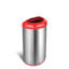 Poubelle à couvercle en acier inoxydable Nine Stars 13,2 gallons-12475471