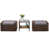 Structure brune / coussin gris foncé est en rupture de stock