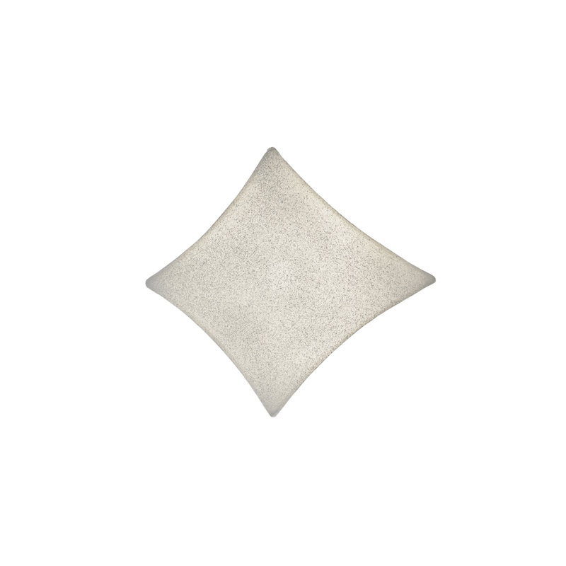 Kite 1 - Light LED Flush Mounted Sconce, White, 17 W