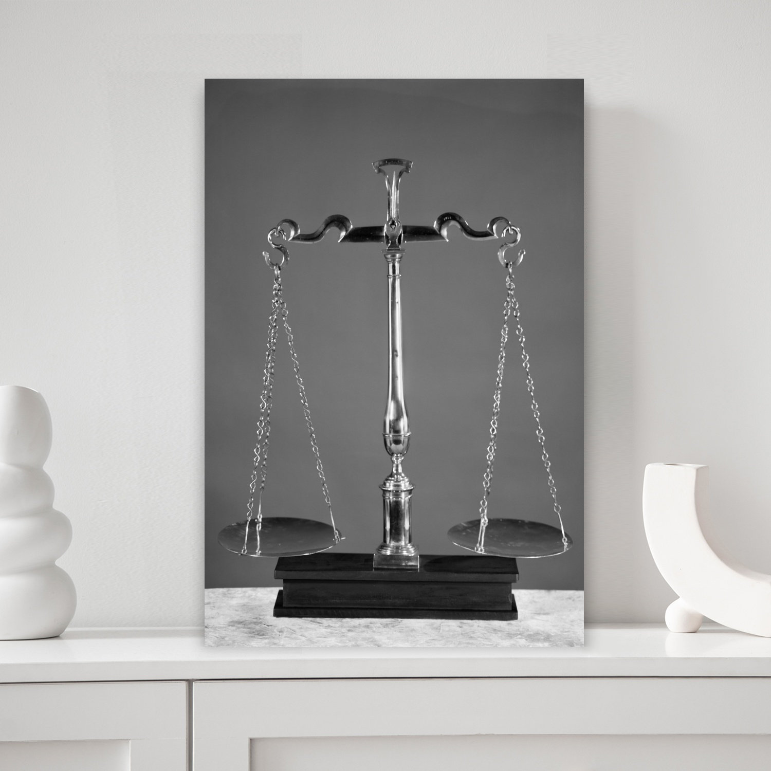 Retro Justice Astoria Grand Scales Of Justice Classic Retro Vintage Wall Art | Wayfair