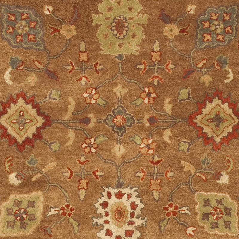 Tapis oriental en laine touffeté à la main Cranmore, Carré 6 pi