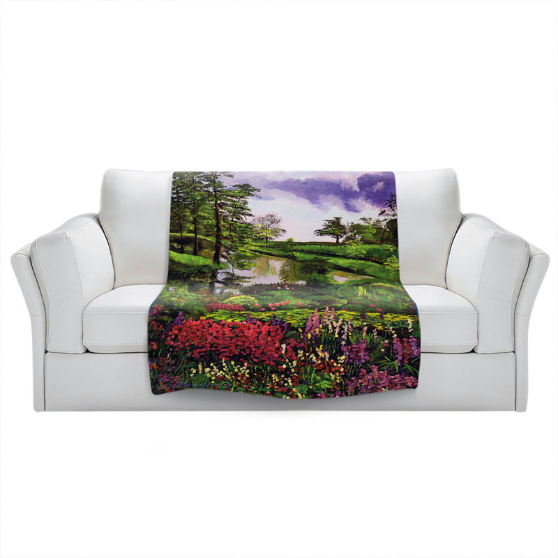 Hand Woven Throw Blanket, 68" x 80"