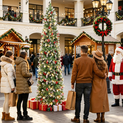 Arbre de Noël artificiel enneigé 6FT