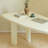 Beige-white Curved Solid Wood desk-124260457-124260372