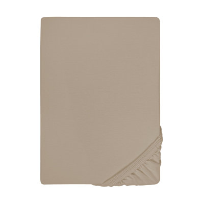 Cotton Blend Jersey Knit Fitted Sheet