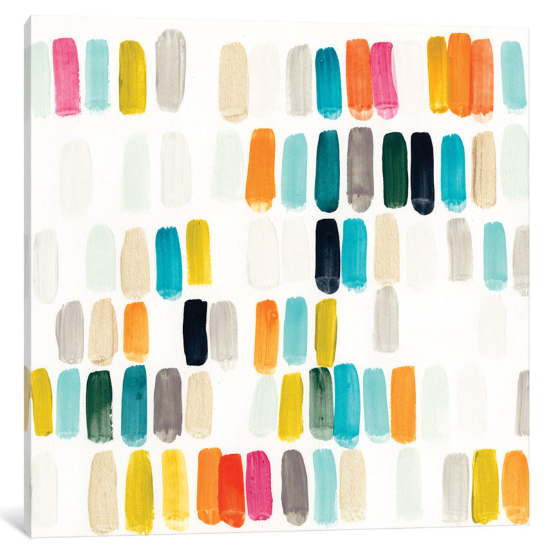 «Bright Swatches II» par June Erica Vess - Estampe numérique sur toile tendue avec châssis, H 26 po x l 26 po x P 1,5 po