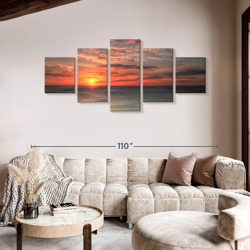Atlantic Sunrise No. 9, 42" H x 92" W