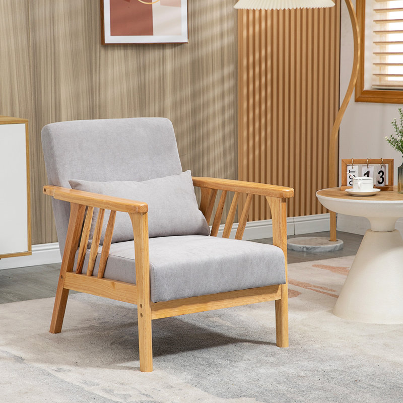 Fauteuil Hmat, Polyester beige
