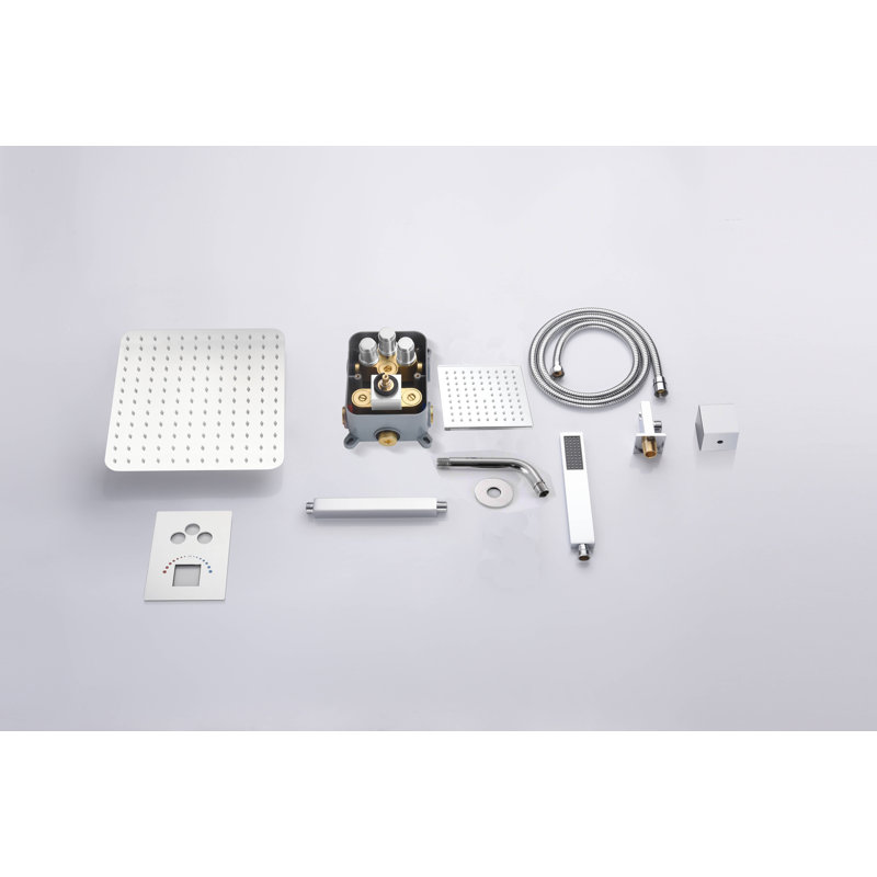 All-In-One Kit with Rough in-Valve, Chrome