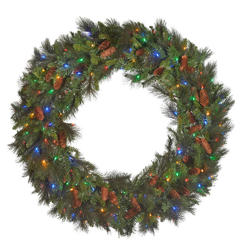 Couronne 48 po Noble avec lumières DEL (blanc chaud), Warm White