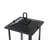 Glenwood 9 Inch Outdoor Post Light in Black