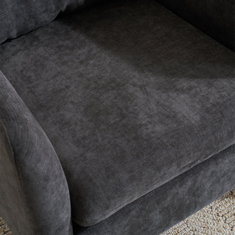 Upholstered Armchair, Grey