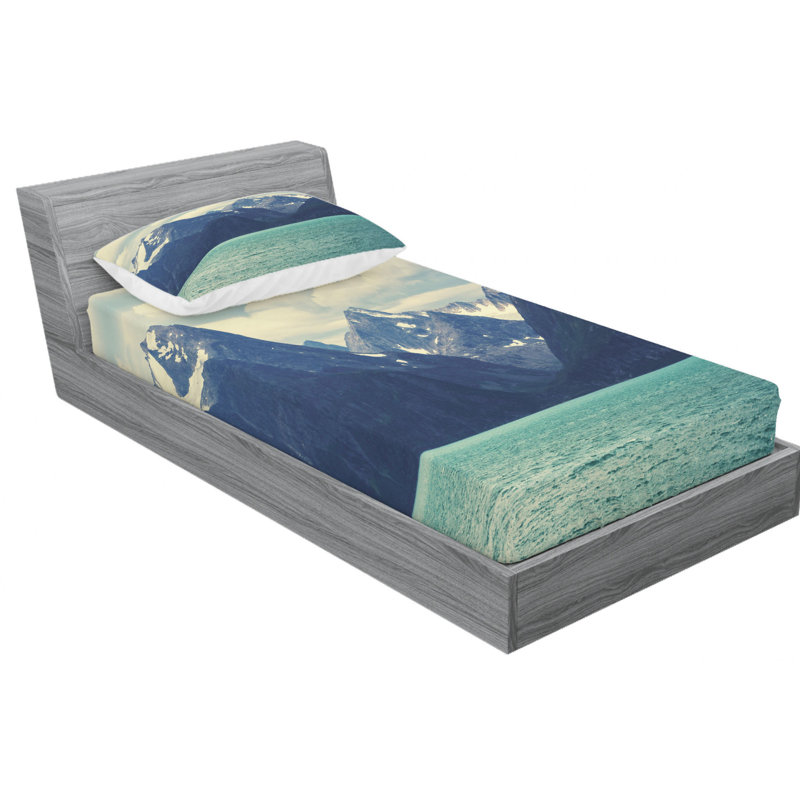 Microfiber Sheet Set, Twin XL Sheet Set with Fitted Sheet