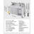 Commercial Refrigerated Pizza Prep Table Stainless Steel Fridge Double Door