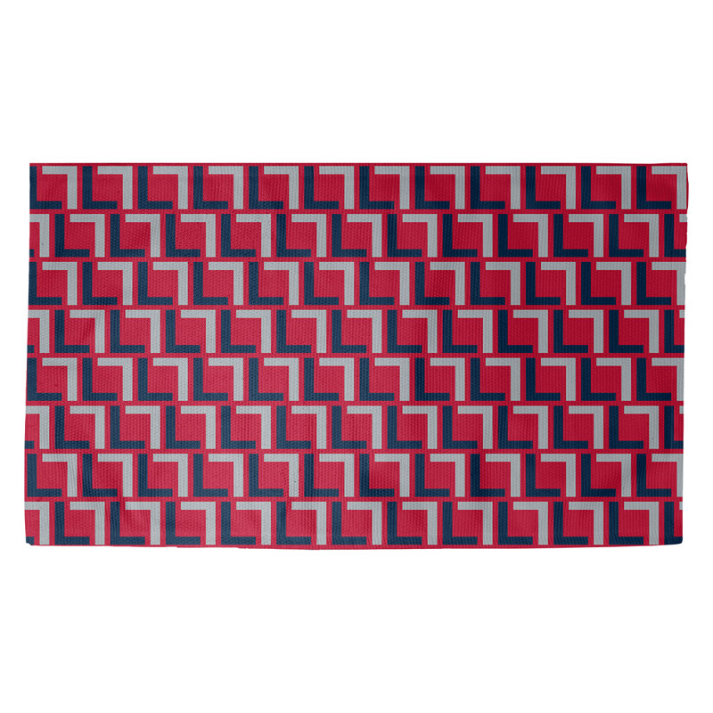Geometric Indoor Rug, Rectangle 2' x 3'