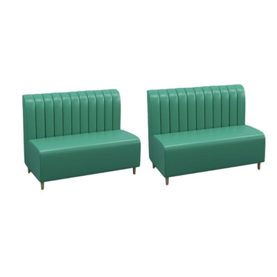 Banc rembourré en simili cuir Monquita