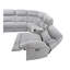 Park City - Canapé modulaire 6 pièces - Argent perle