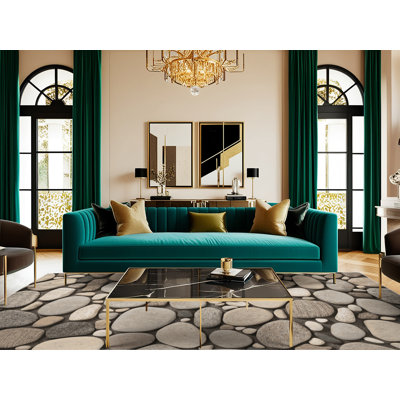  Tapis bord de mer lavable Pebble Plus