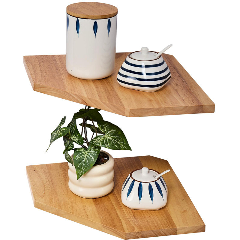 Eilerman Wood Floating Shelf