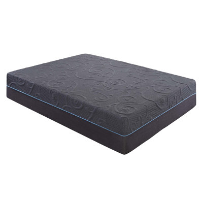 Mira Collection Hybrid Gel-Infused Memory Foam Mattress with Breathable Fabric and 5-Layer Construction for Customized Sleep Experience