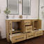 Victoria 58.9'' Double Bathroom Vanity with Acrylic Top-98195152
