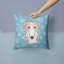  Coussin Snowflake Borzoi 14 "