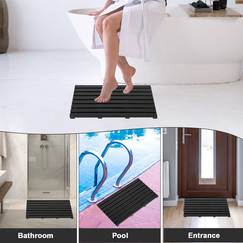 Relma Bamboo Non-Slip Shower Mat