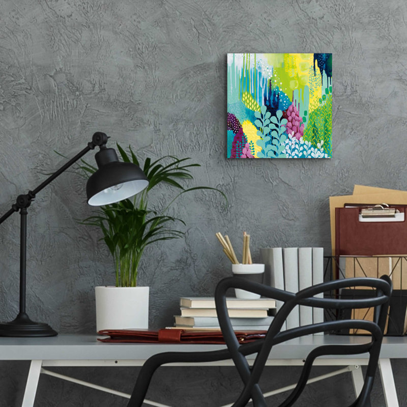 «Jewel Forest II» par Kathy Ferguson, H 12 po x l 12 po x P 0,13 po