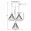 Luminaire suspendu conique à 3 lumières Kensington