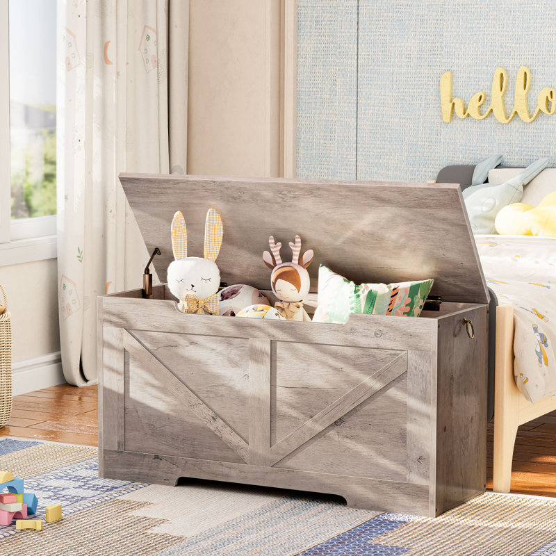 Banc de rangement l 39,4 po Lingle, Grège