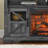60 Inch Electric Fireplace Entertainment Center With Door-219962145
